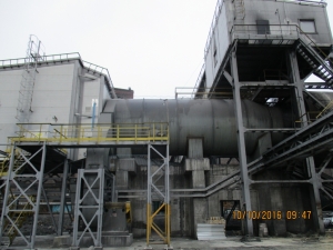 Завершены основные работы по футеровке газового генератора в г. Оленегорск 